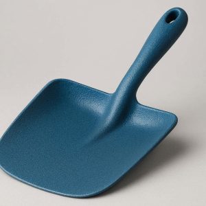 20 Wide Head Garden Trowel for Moving Large Amounts of Soil Heavy Duty One Piece Cast Aluminum Hand Shovel for Digging and Potting Blue