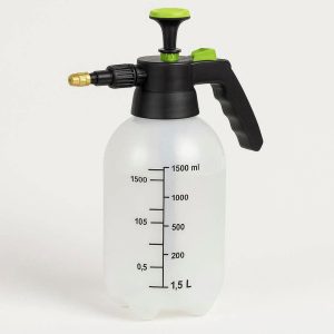 8 Translucent Garden Pump Sprayer 1.5L Handheld Compression Sprayer with Safety Valve and Graduated Scale for Chemical Spraying and Home Use